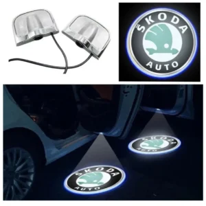 Skoda Car Door Ghost Shadow Projector Led Light Pack of 2